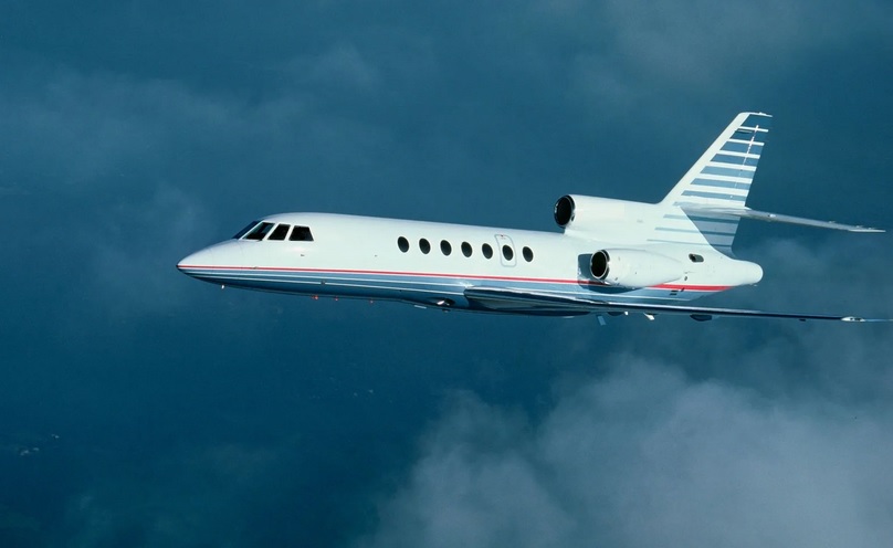 private jet charter falcon 50ex